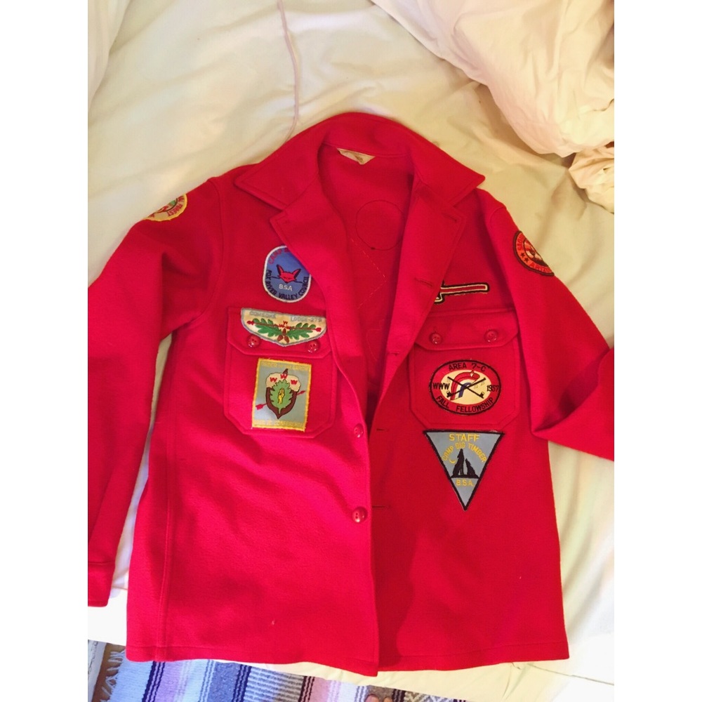 Vintage wool Boy Scouts of America jacket